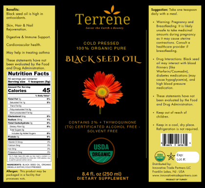 Black Seed Oil Organic